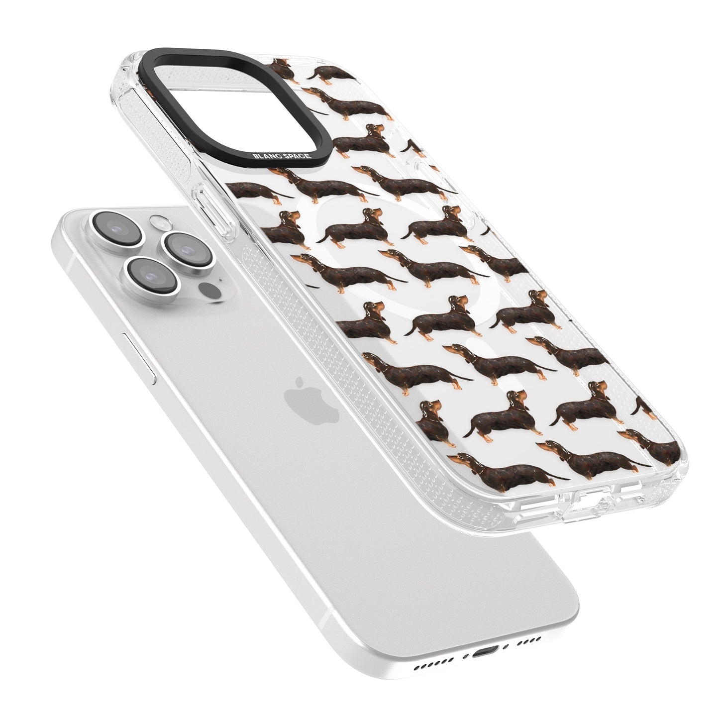 Dachshund Pattern Black Tan