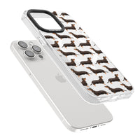 Dachshund Pattern Black Tan