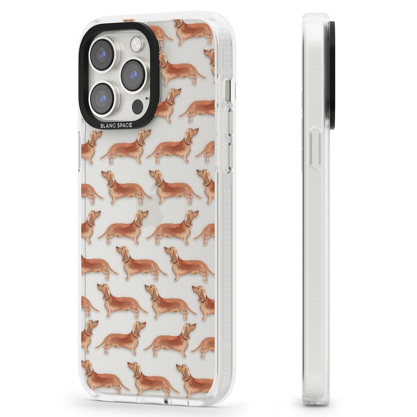 Dachshund Watercolor Dog Pattern