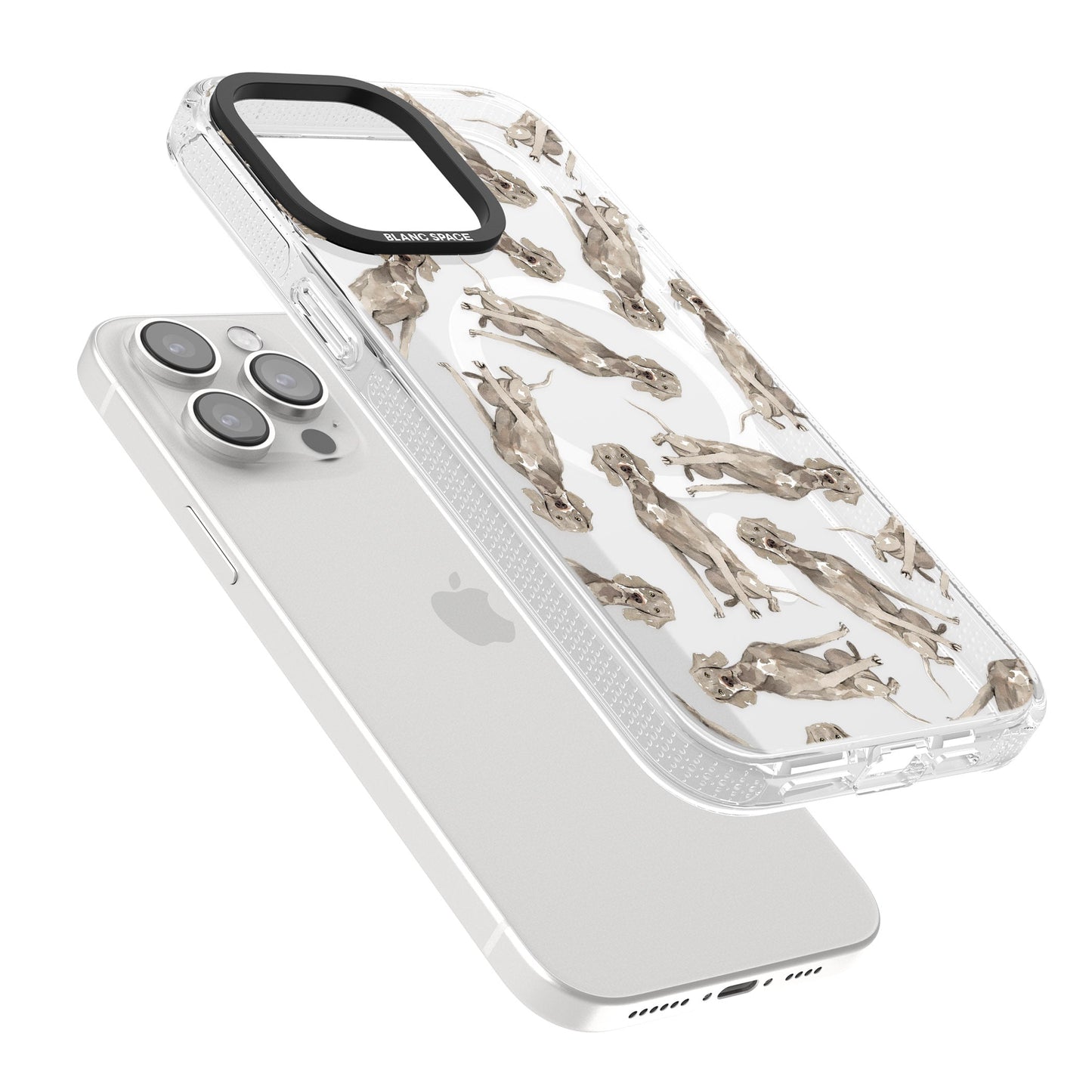 Weimaraner Watercolor Dog