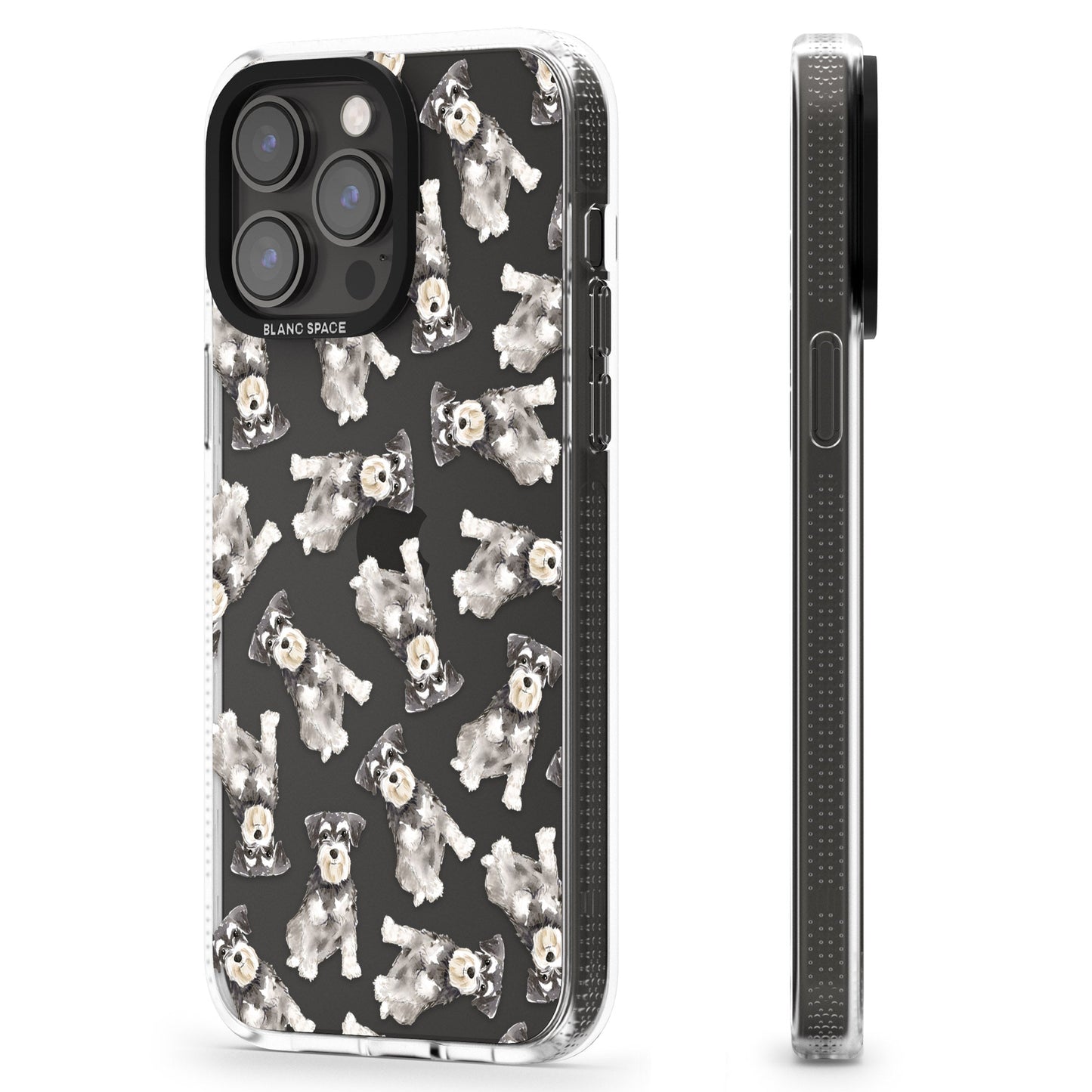 Aquarellzeichnung eines Zwergschnauzers