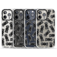 Black Cockapoo Watercolor