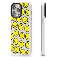 Motif de visage souriant