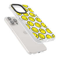 Motif de visage souriant