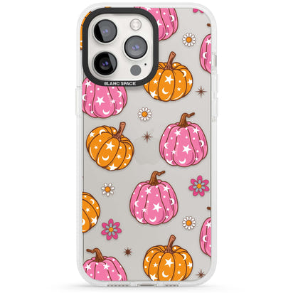 Motif de citrouilles Fleurs et Étoiles