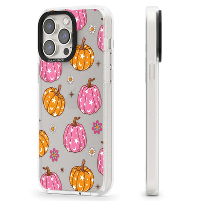 Motif de citrouilles Fleurs et Étoiles