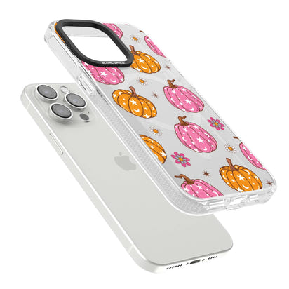 Motif de citrouilles Fleurs et Étoiles