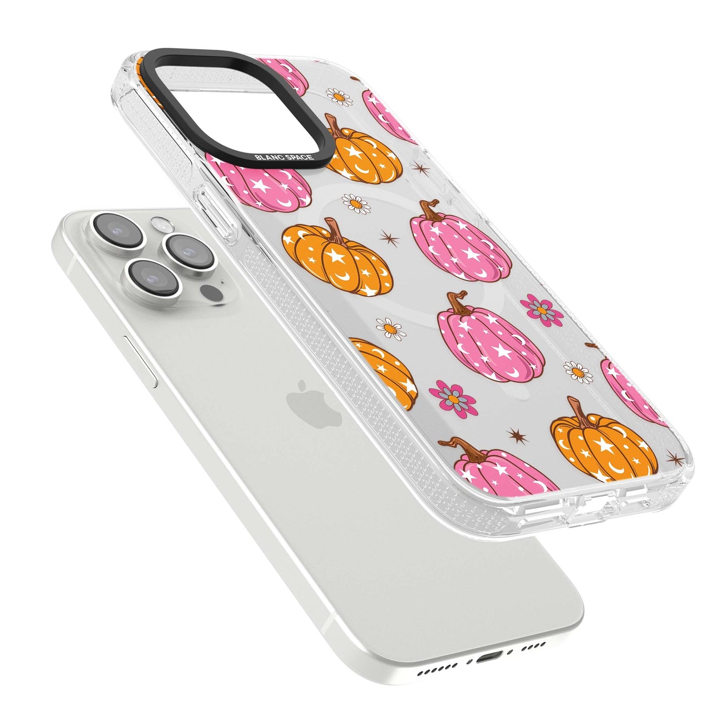 Motif de citrouilles Fleurs et Étoiles