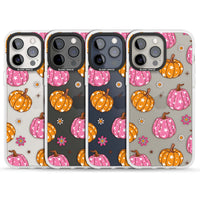 Motif de citrouilles Fleurs et Étoiles