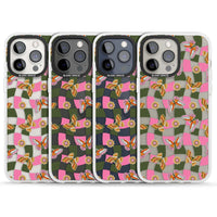 Wavy Butterfly Checked Pattern