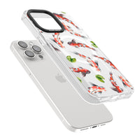 Aquarelle de poissons koi