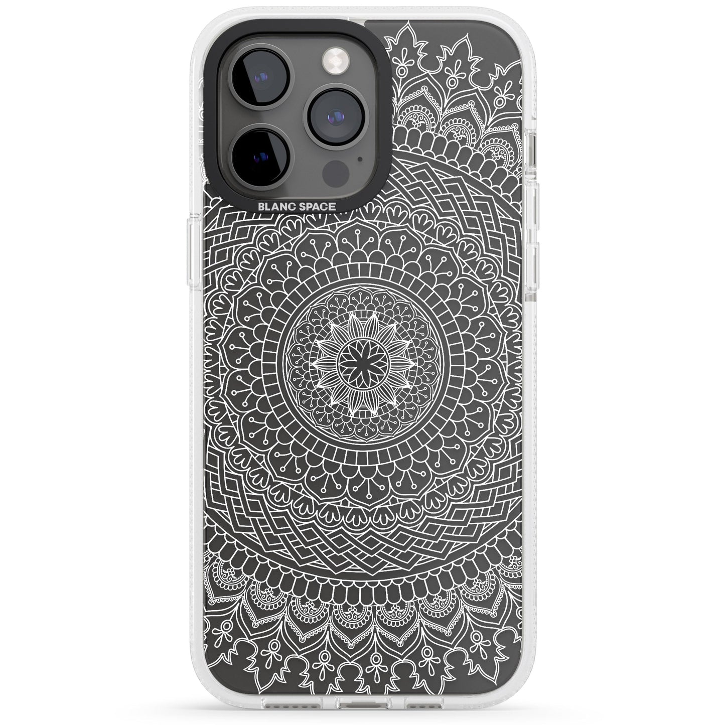 Intricate White Mandala
