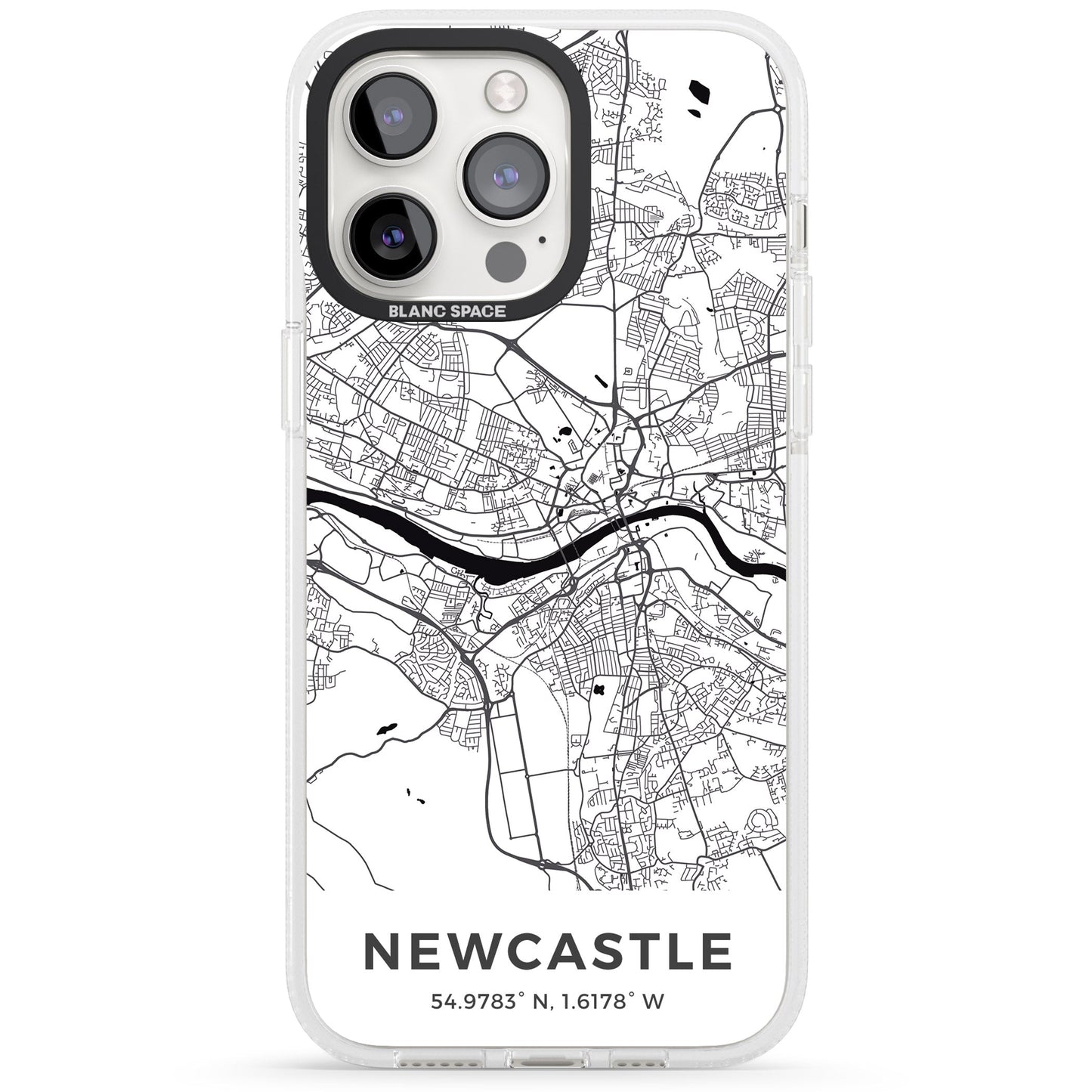 Stadtplan von Newcastle