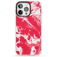Red & White Marbled