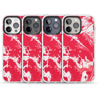 Red & White Marbled