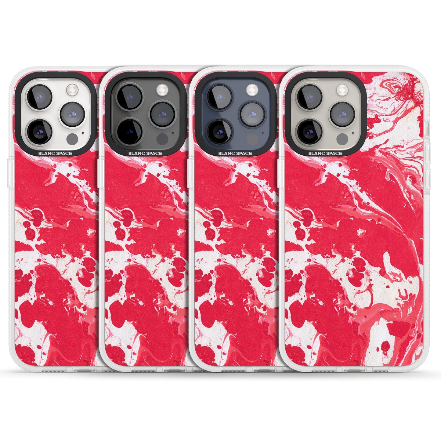 Red & White Marbled