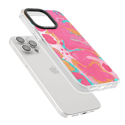 Vibrant Marbled Paper