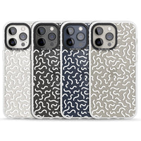 Schwarz-weißes Wellenmuster