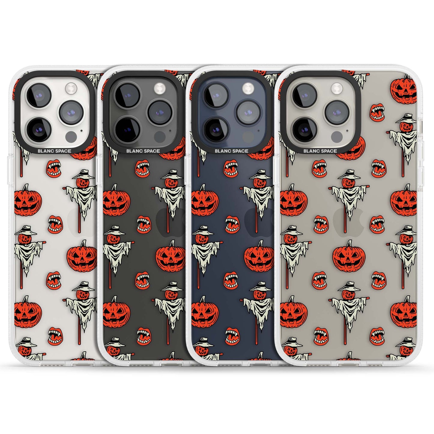 Retro Red Pumpkins & Scarecrows