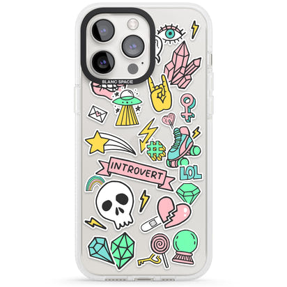 Autocollant introverti