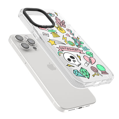 Autocollant introverti