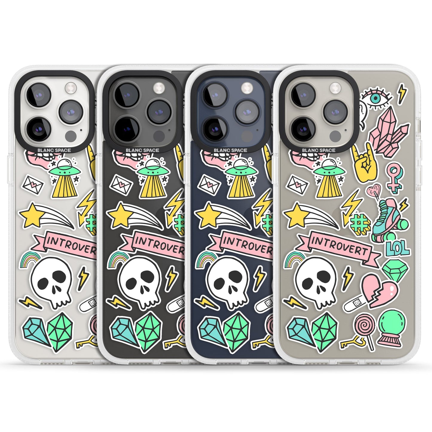 Autocollant introverti