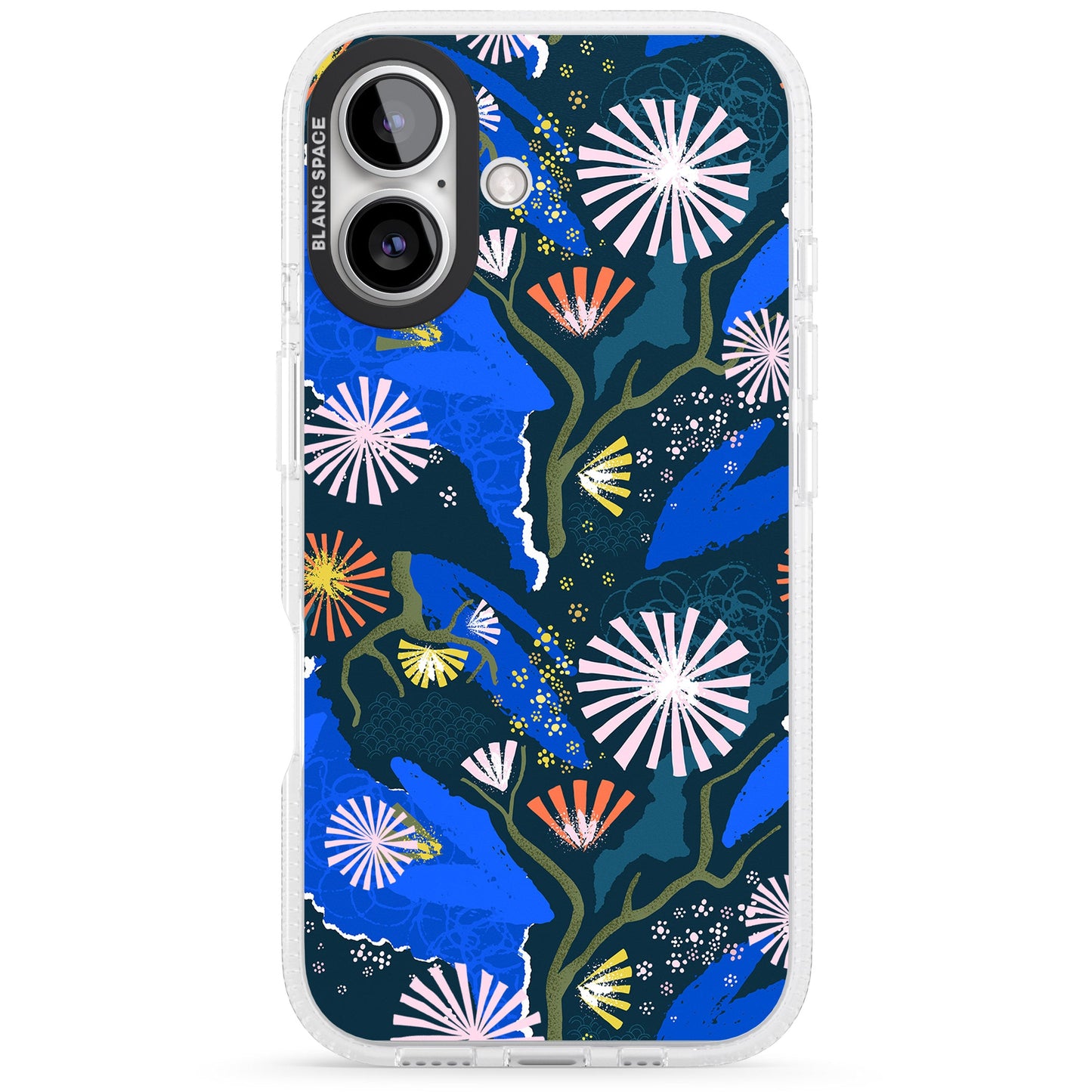 Dark Botanicals Abstract Pattern