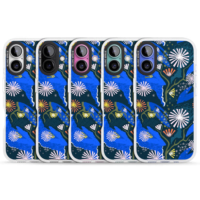 Dark Botanicals Abstract Pattern