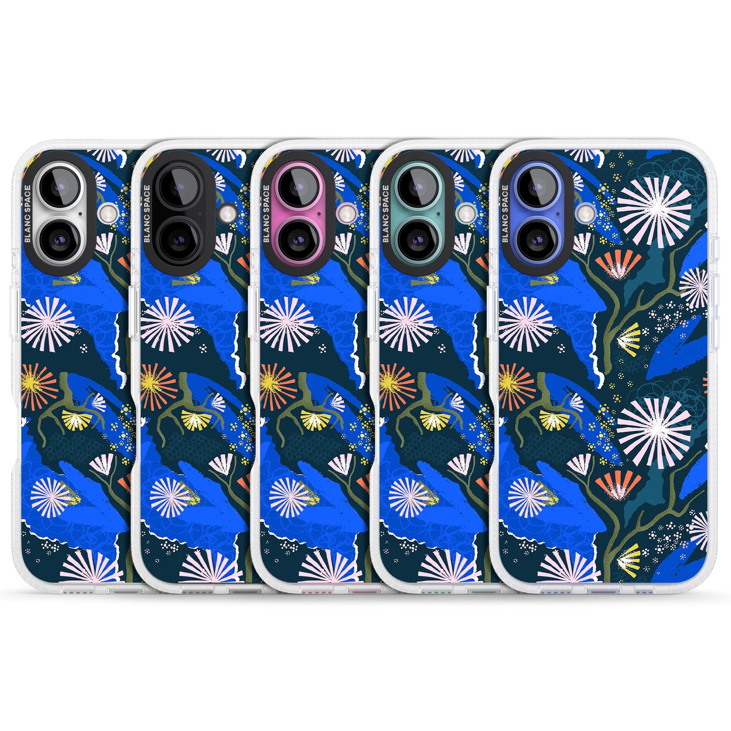 Dark Botanicals Abstract Pattern