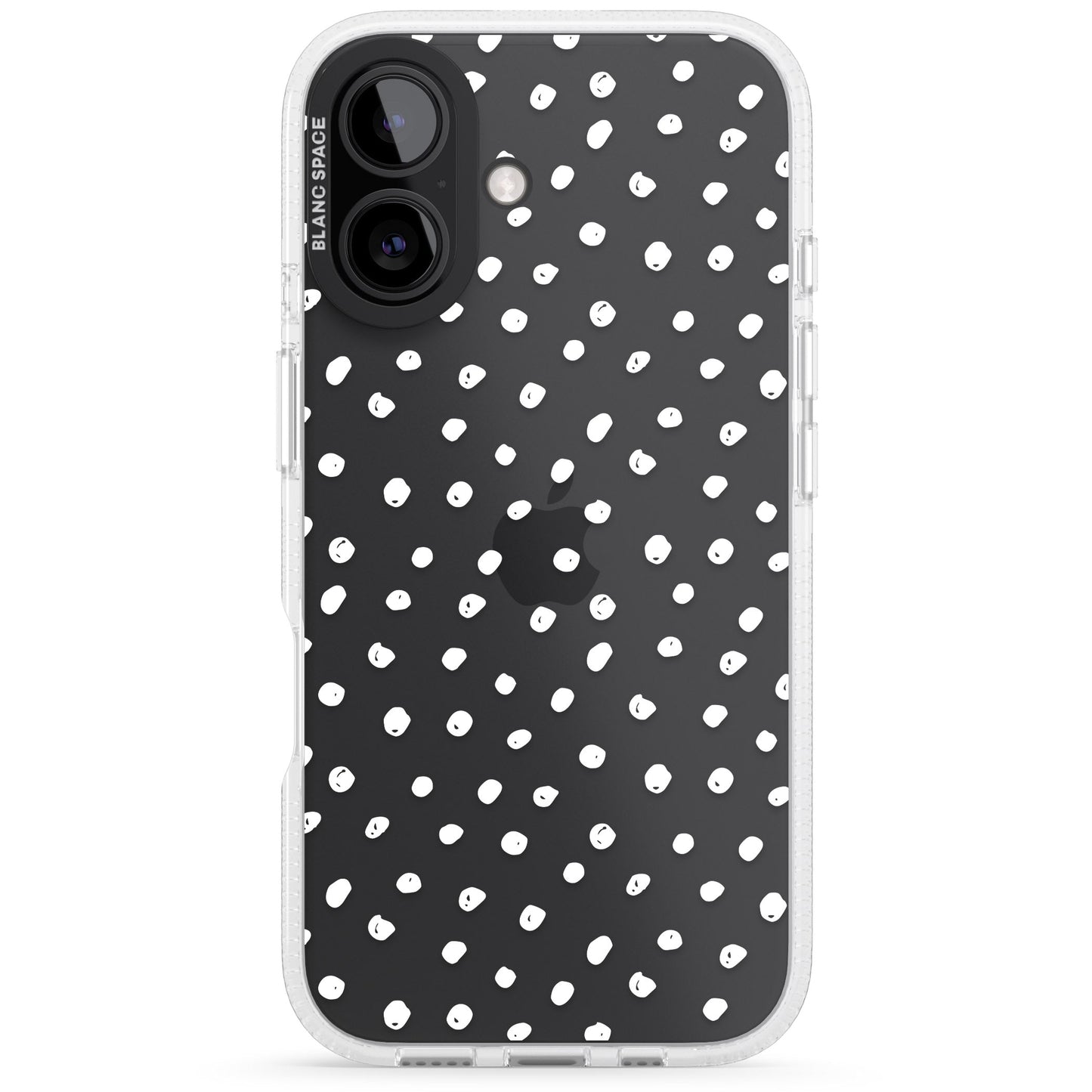 Messy White Dot Pattern