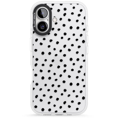 Messy Black Dot Pattern