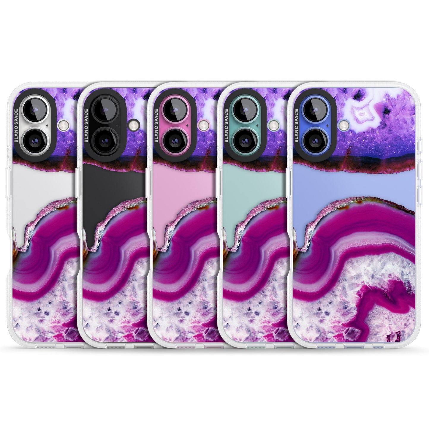 Tranche de cristal d'améthyste