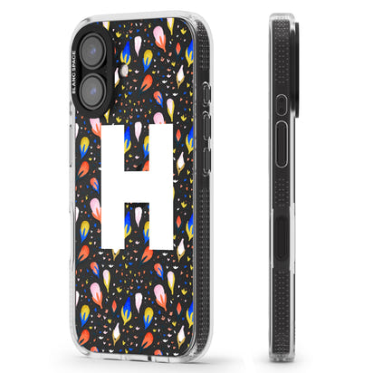 Personalised Abstract Floral Initial