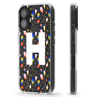 Personalised Abstract Floral Initial