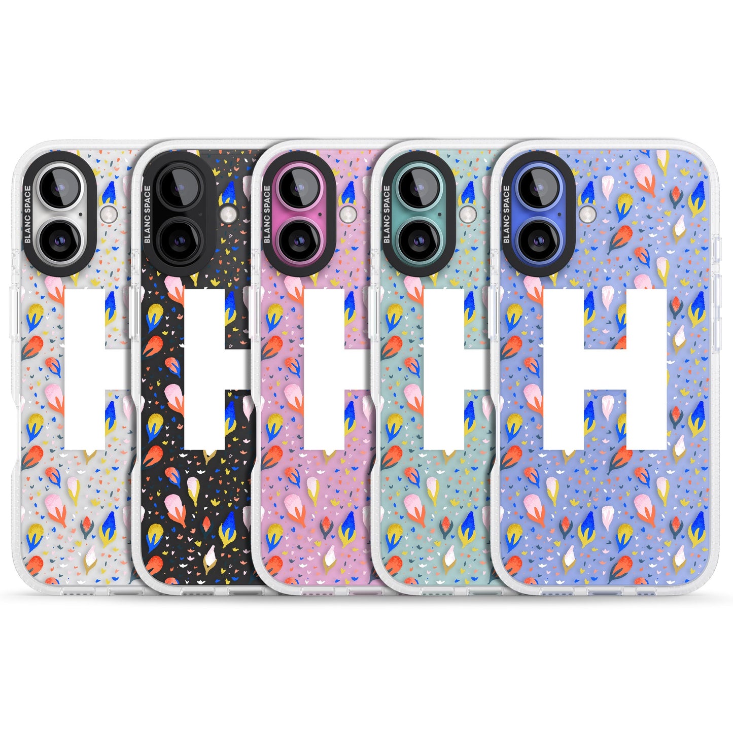 Personalised Abstract Floral Initial