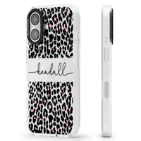 Personalised Cursive Leopard Spots