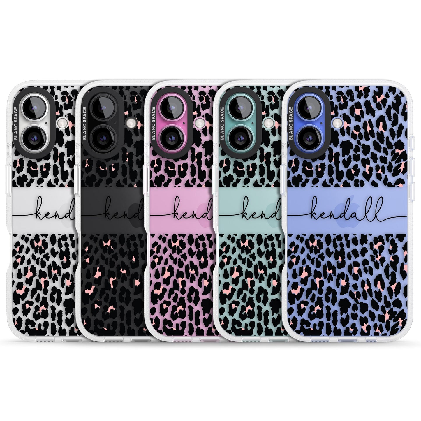 Personalised Cursive Leopard Spots