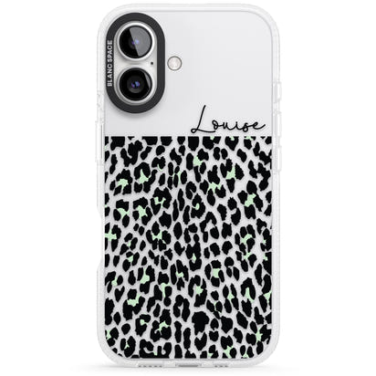 Personalised Seafoam Leopard