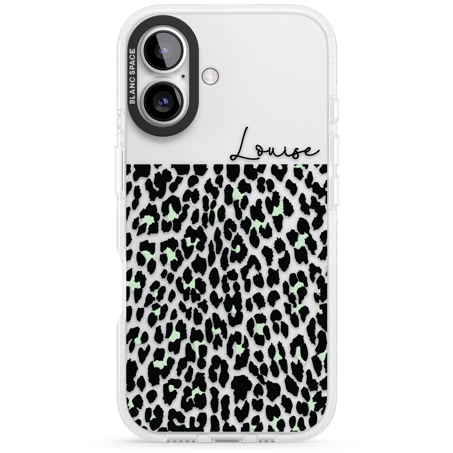 Personalised Seafoam Leopard