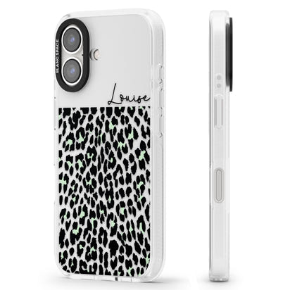 Personalised Seafoam Leopard