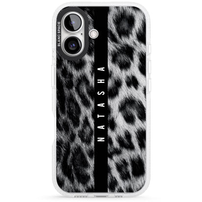 Personalised Snow Leopard Print