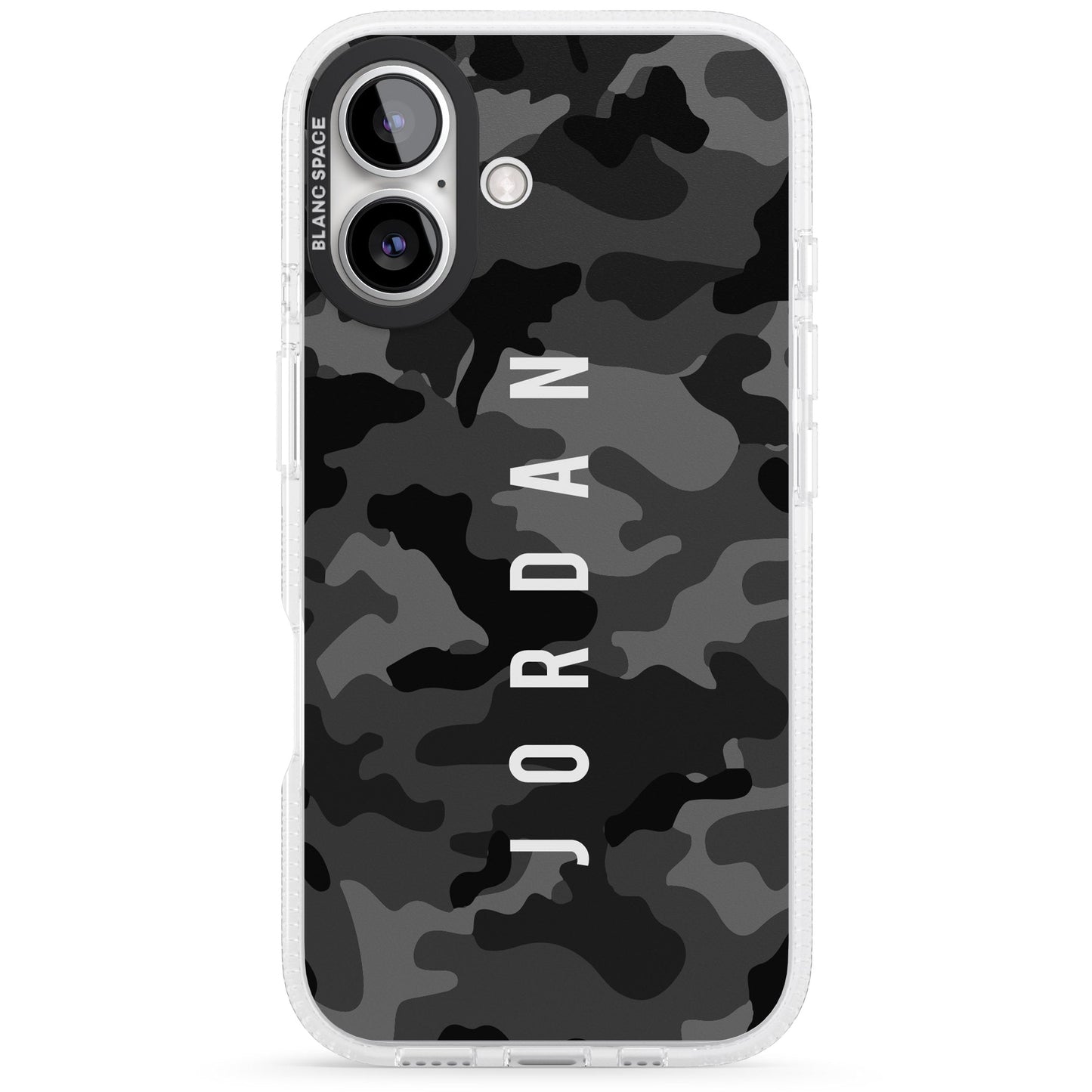Personalised Black Camouflage Name