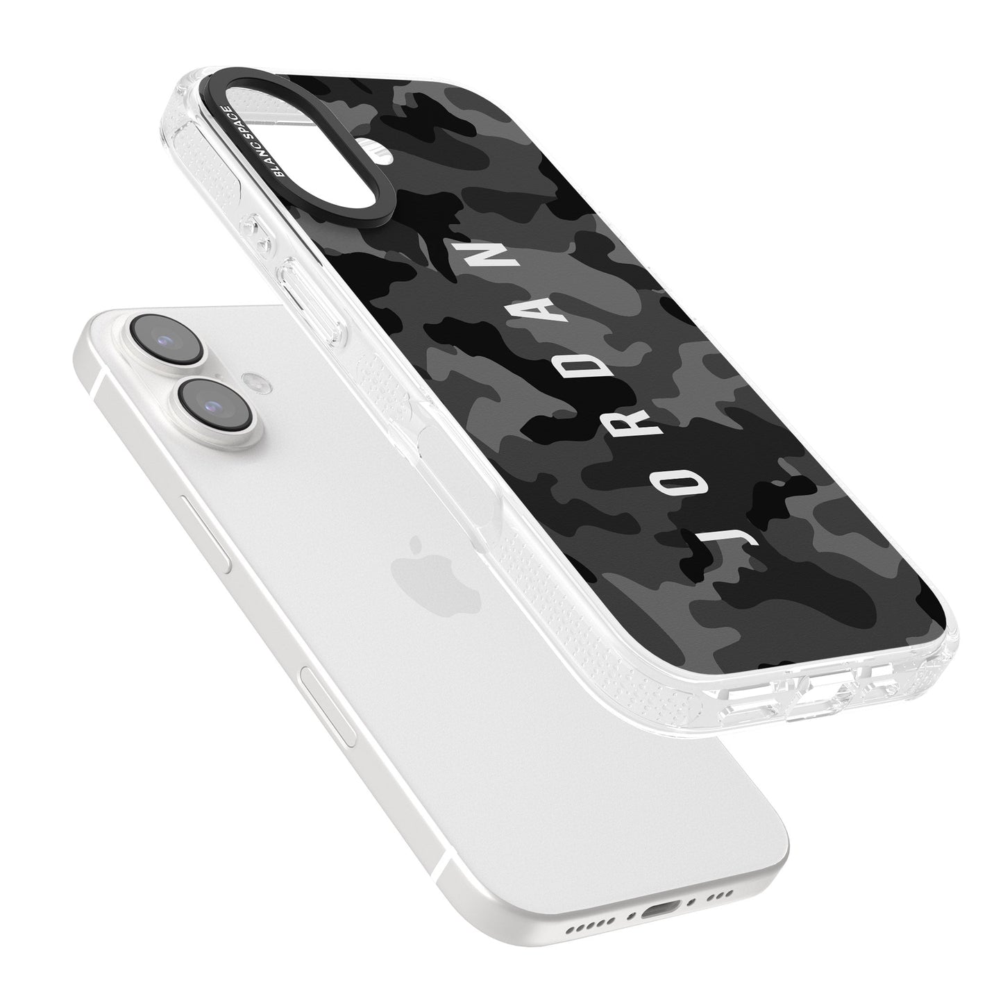 Personalised Black Camouflage Name