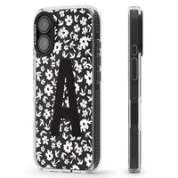 Initiale en gras personnalisée et florale