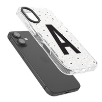 Initiale en gras personnalisée et florale