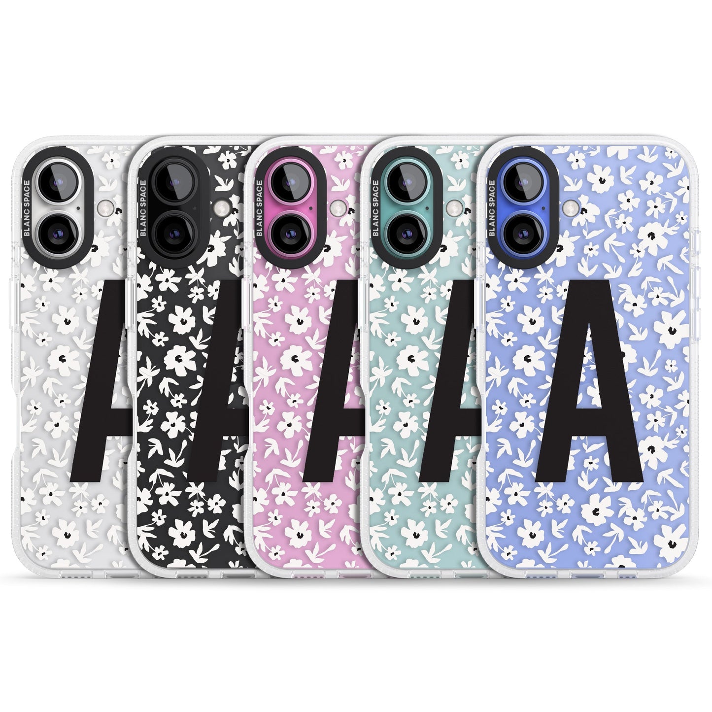 Initiale en gras personnalisée et florale