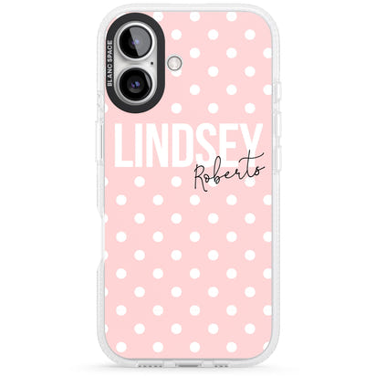 Personalised Pink Polka