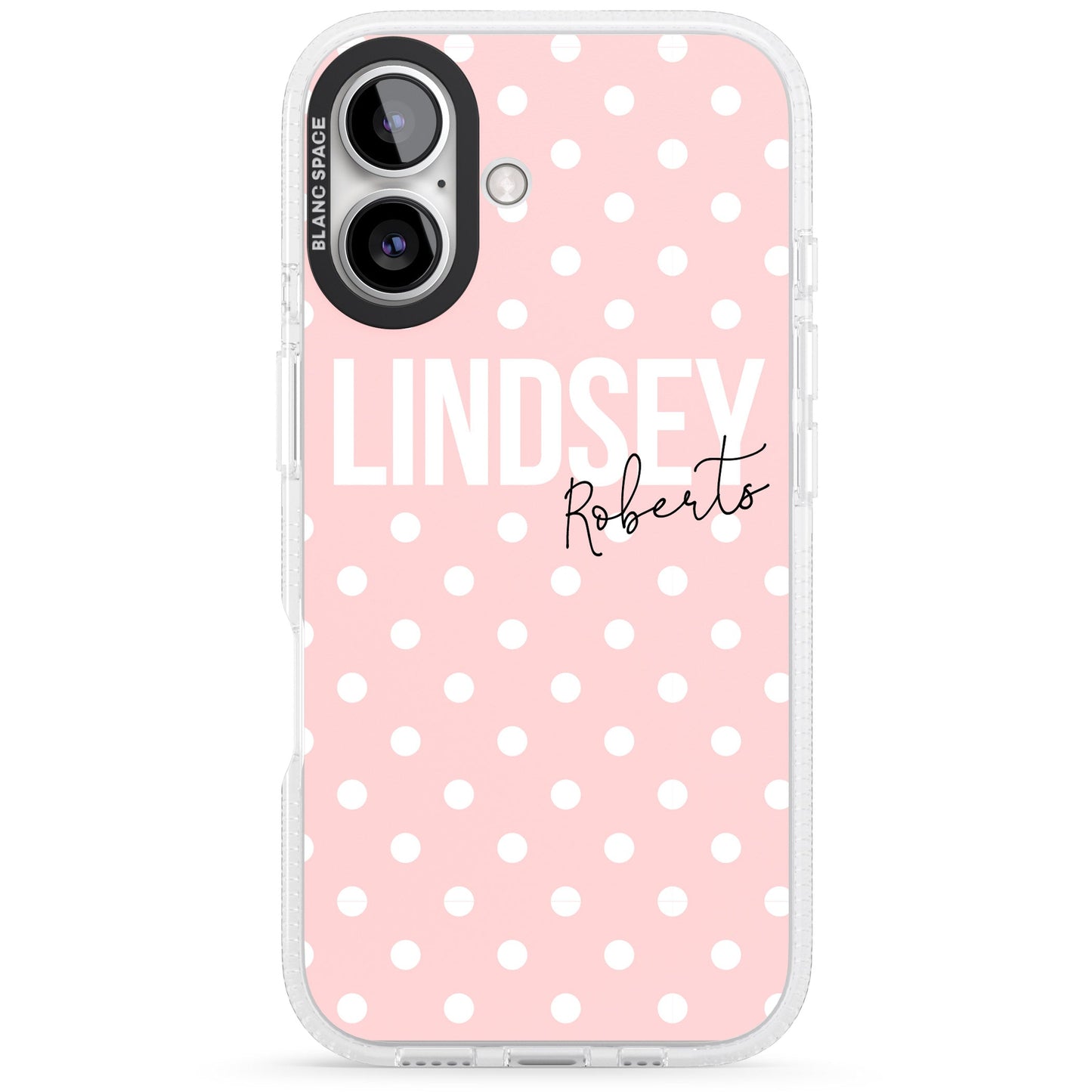 Personalised Pink Polka