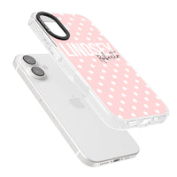 Personalised Pink Polka