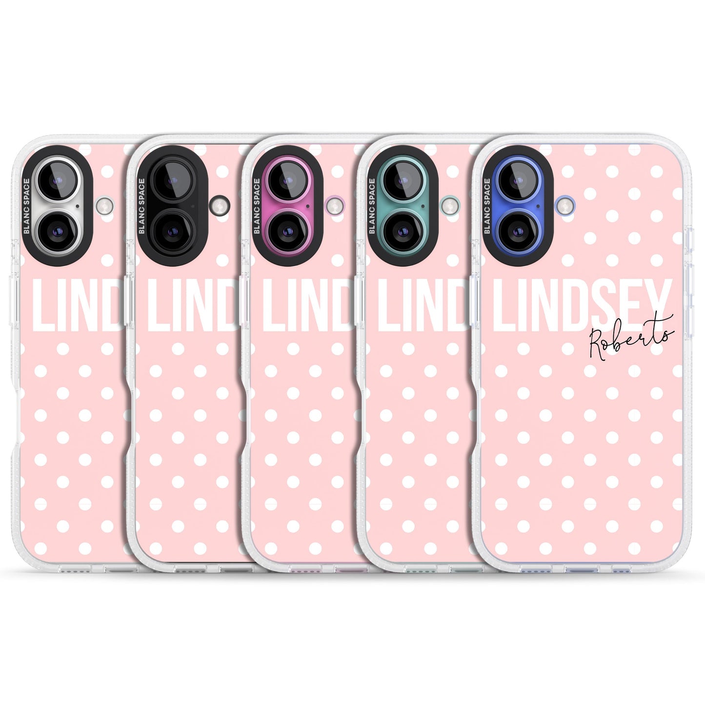 Personalised Pink Polka